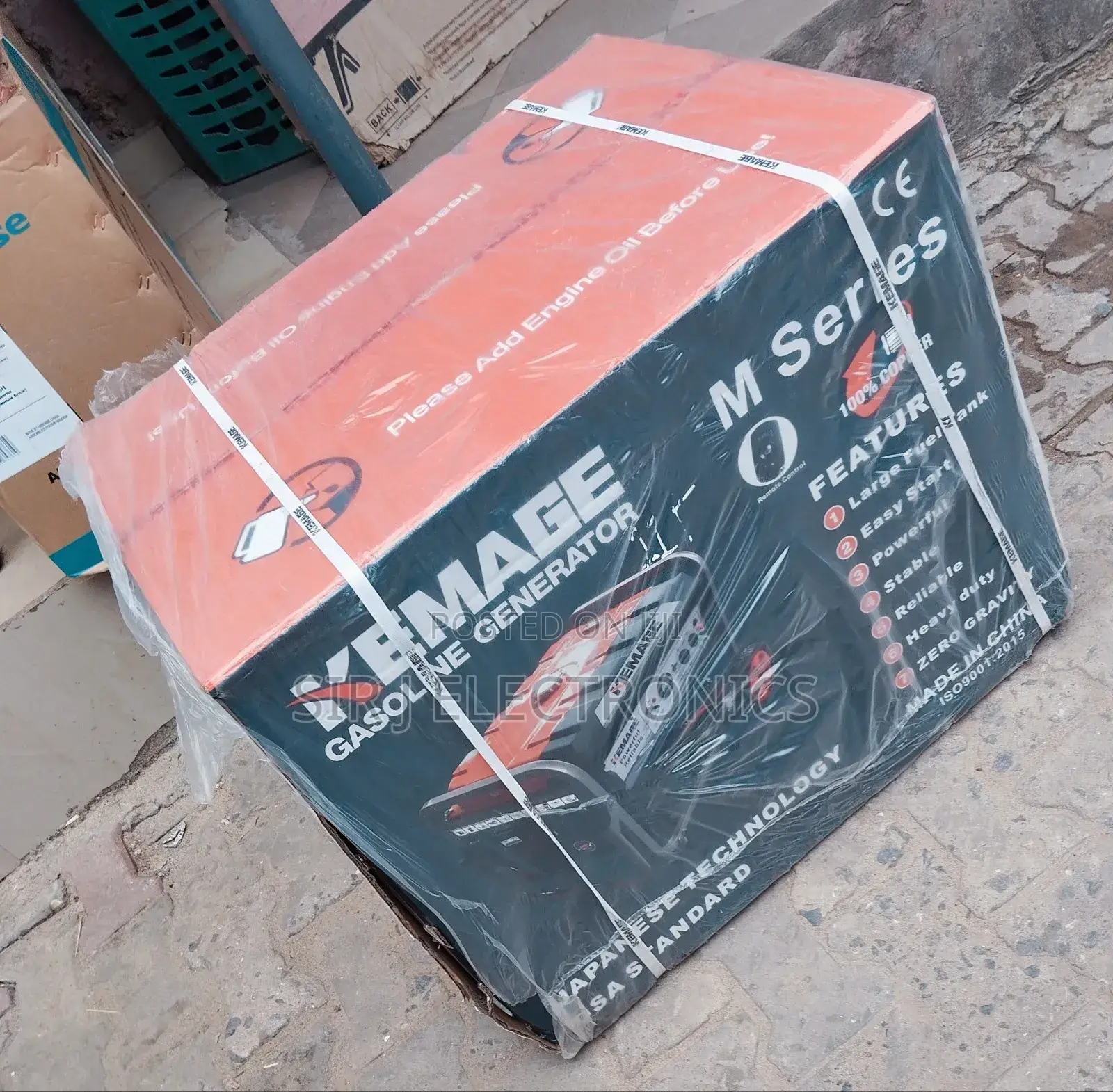 Original 10KVA Kemage Keystart Petrol Generator With Remote