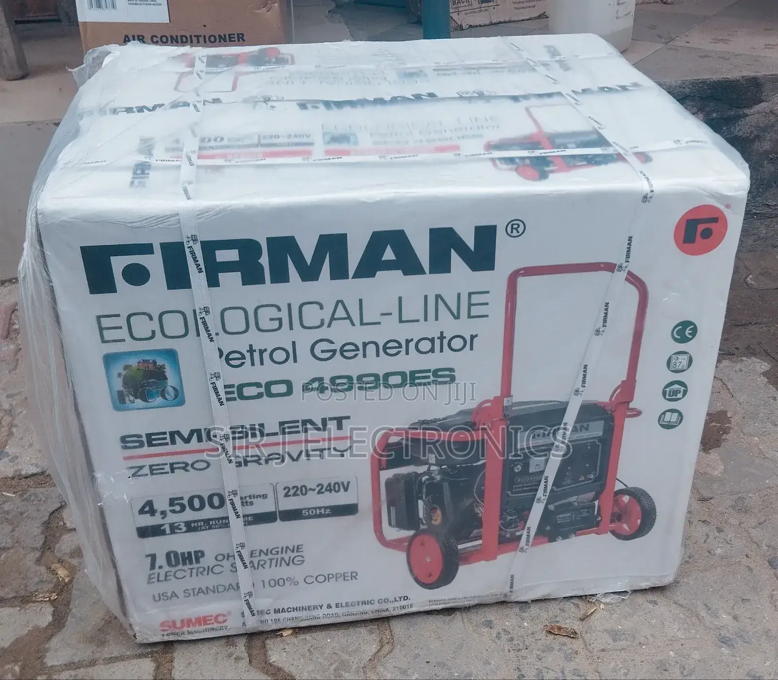 Brand New 4.5KVA Sumec Firman Keystart Petrol Generator