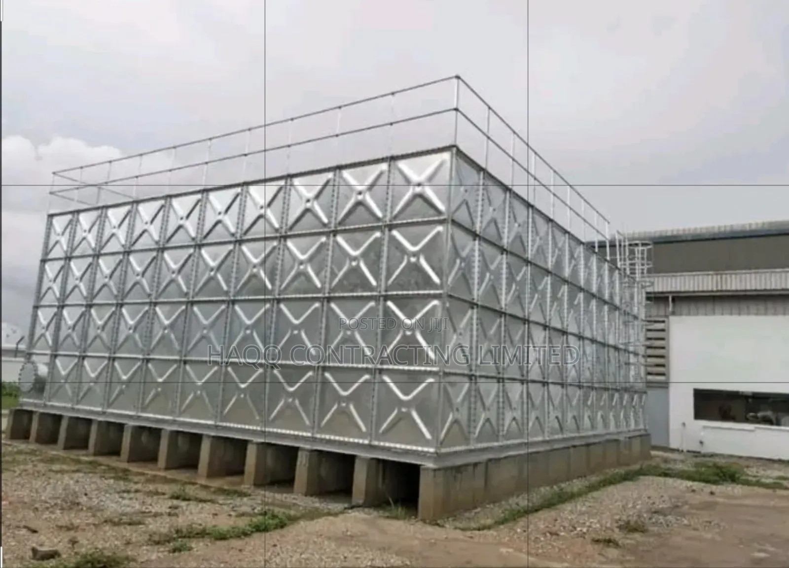 Pressed Steel/FRP/GRP Fibreglass/ Water Tank Construction
