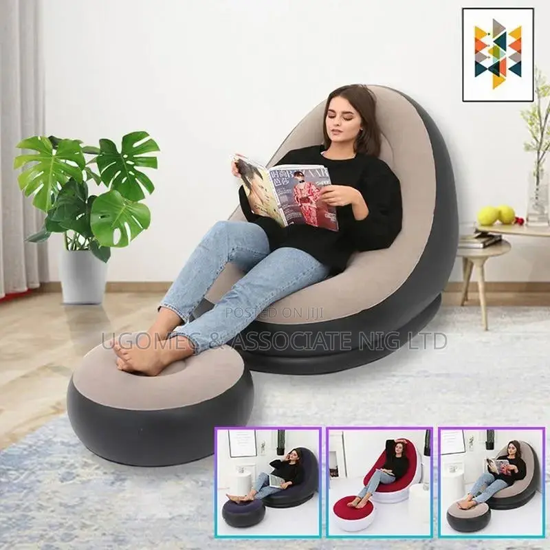 Inflatable Sofa Chair With Stoon, for Relaxation