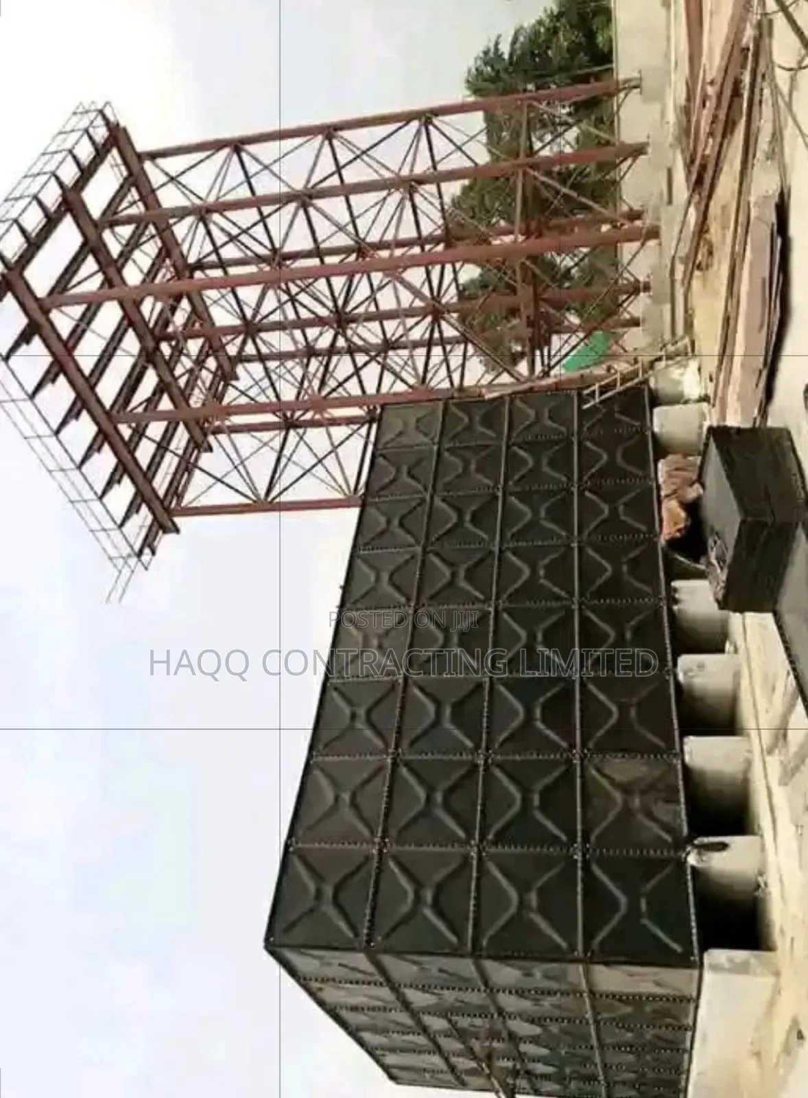 Water Tank/Stanchion,GRP/Pressed Steel/SMC Construction