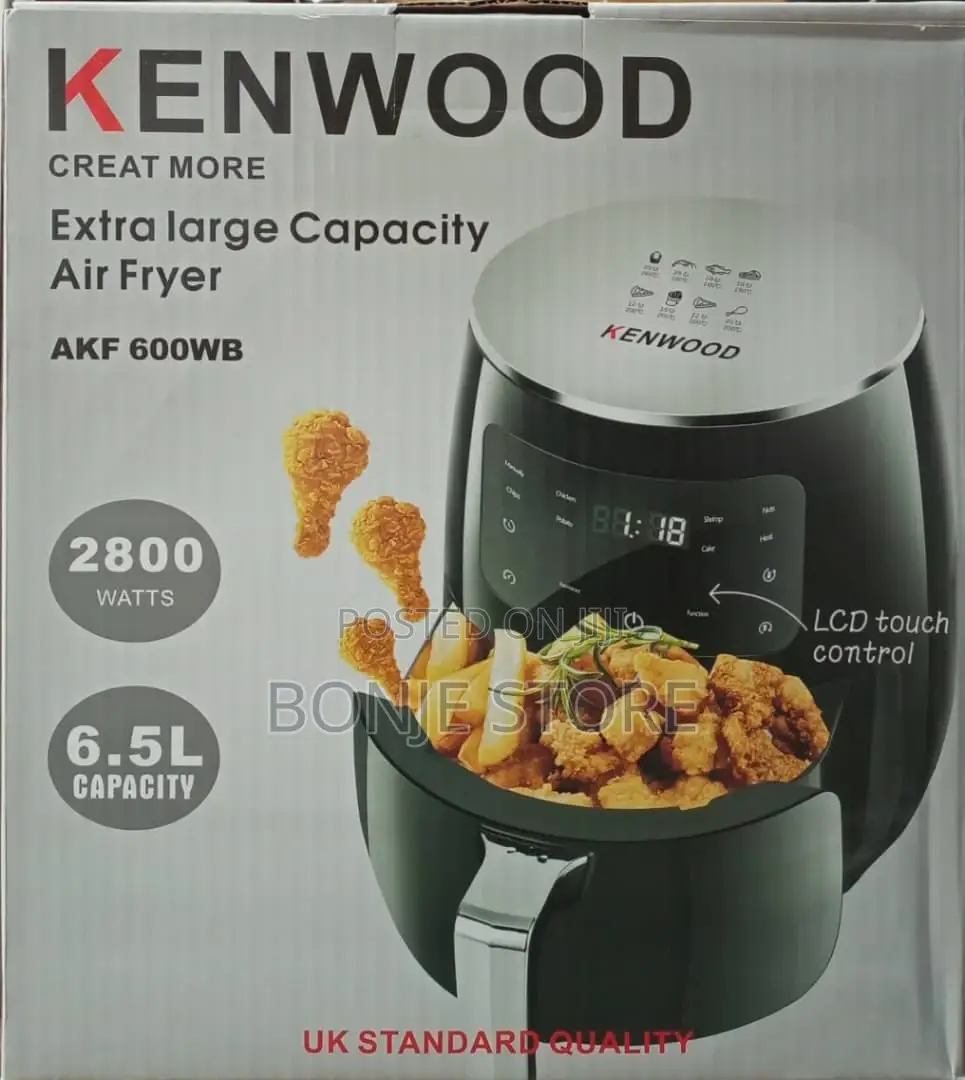 Kenwood Air Fryer - 2800w - 6.5l With LCD Touch Control