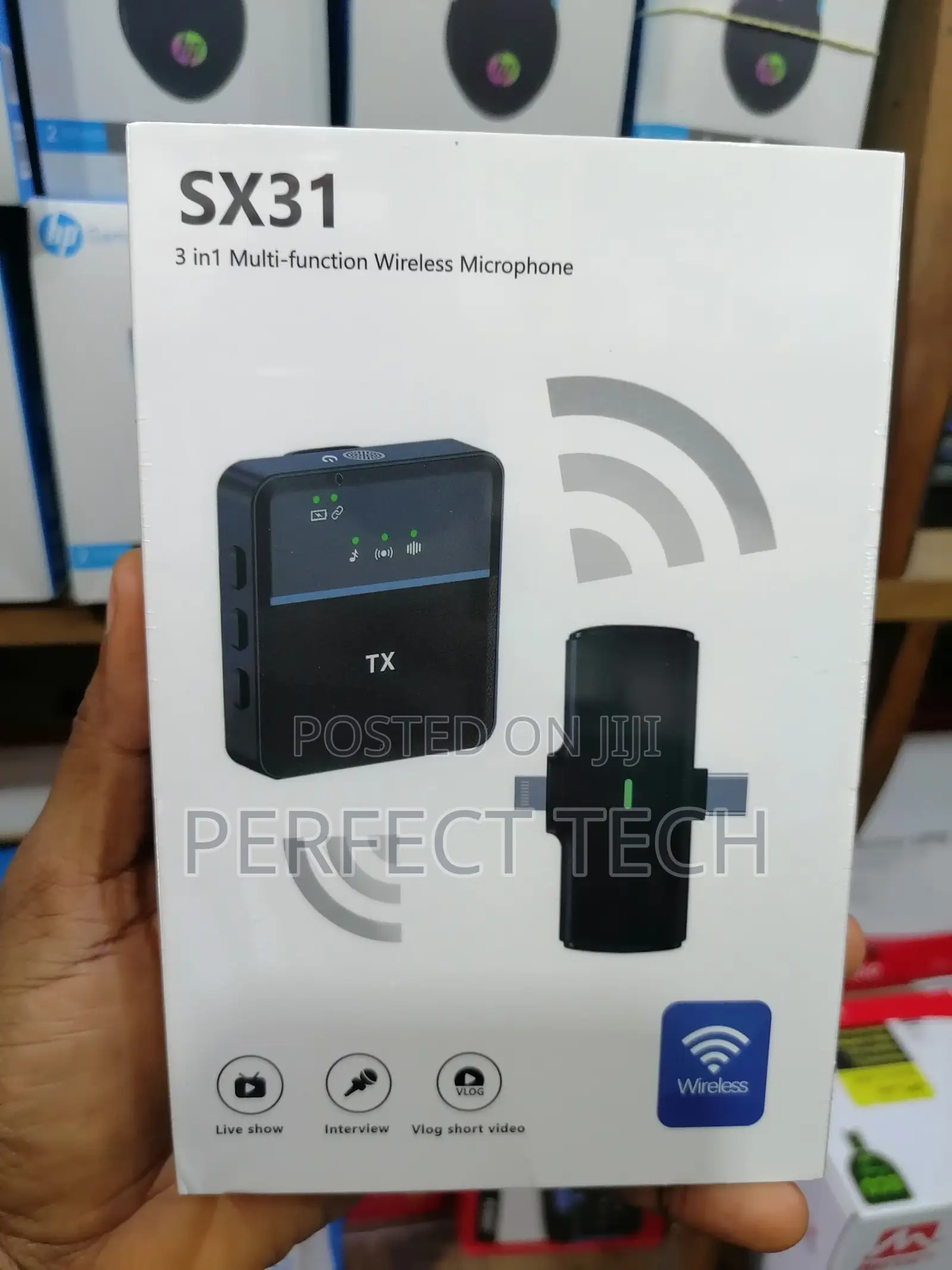 SX31 3-in-1 Multi-Function Wireless Microphone