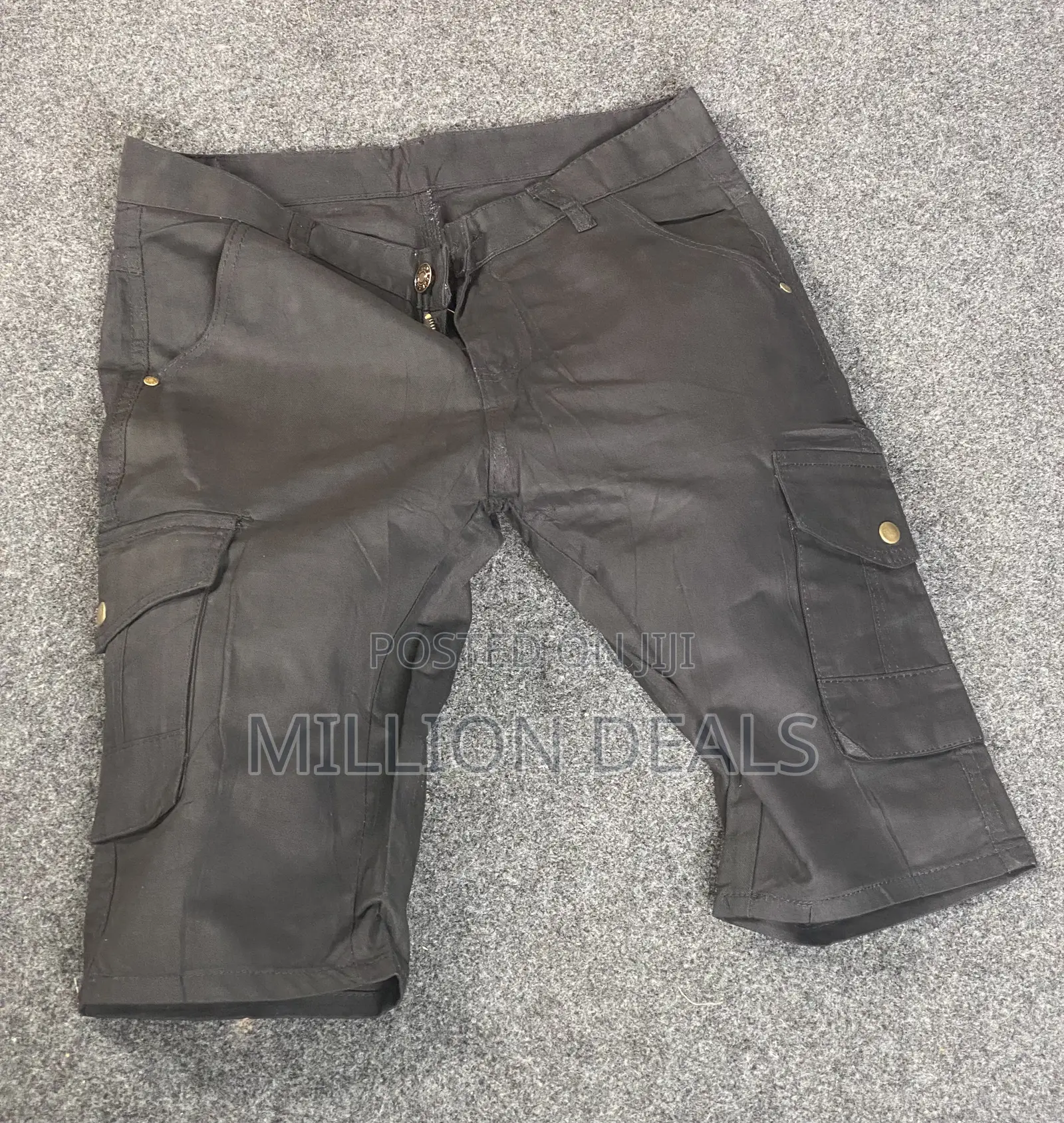 Cargo Combat Classic Men’S Black Short “30”