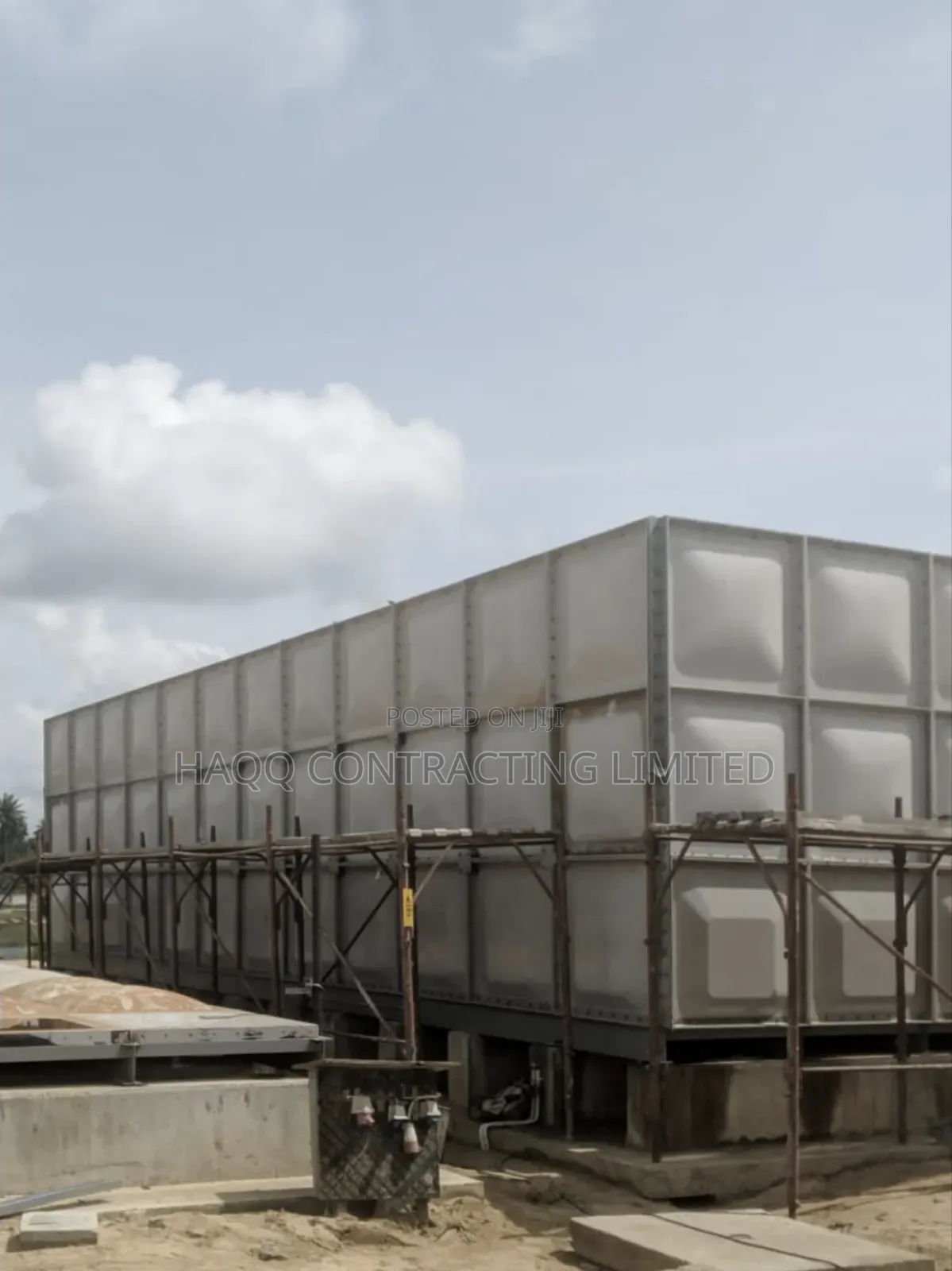 WATER Tank Construction/Pressed Steel/Fibreglass FRP GRP