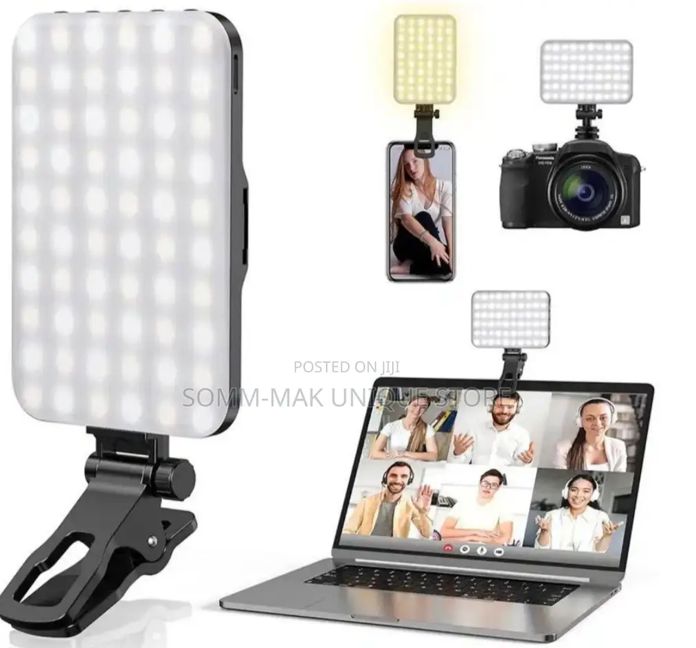 Mini Selfie Fill Light Rechargeable 3 Modes Adjustable