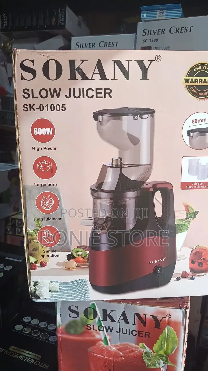 Sokany Powerful Slow Juicer - 800W