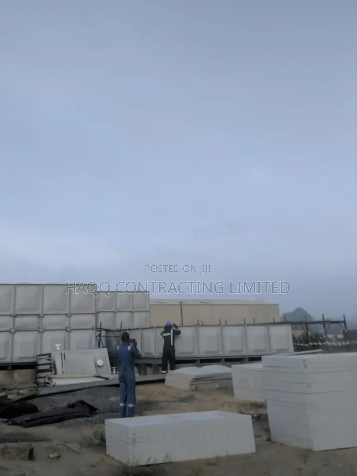 Water Tank Construction/Fibreglass/Pressed Steel