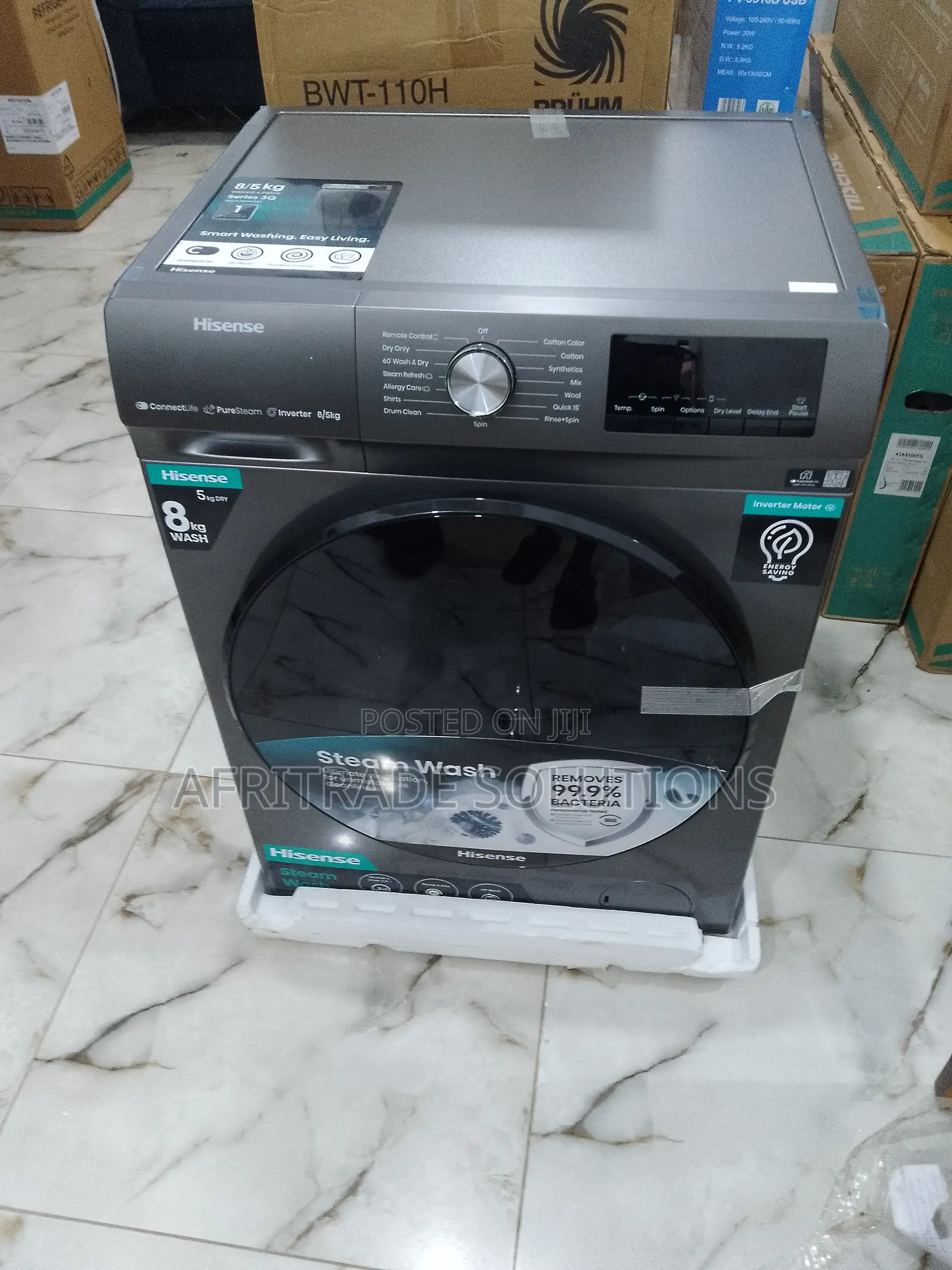 HISENSE WD3Q8043BT 8/5kg (Wash Dry) Washing Machine