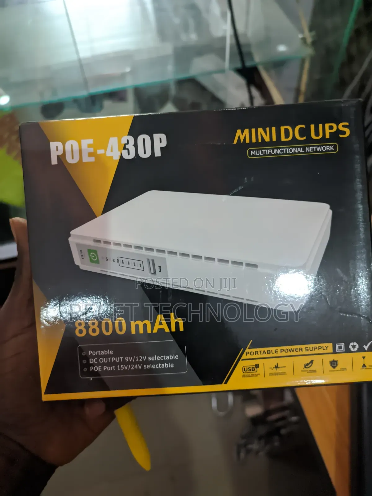 Mini Dc Ups 8800mah Power Bank for Router With Poe Port