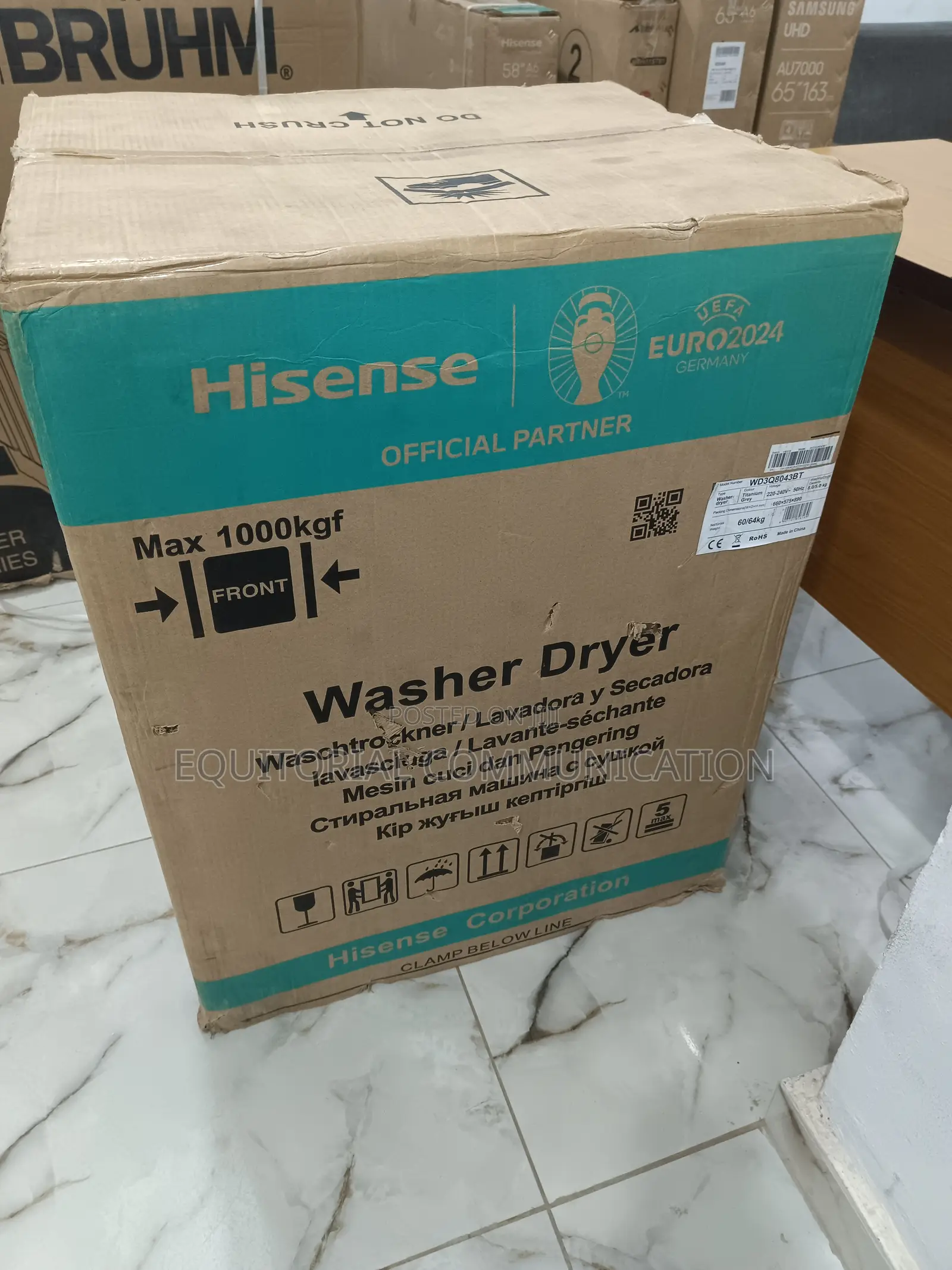 Fast Selling 8kg Front Load Hisense Washing Machine 
