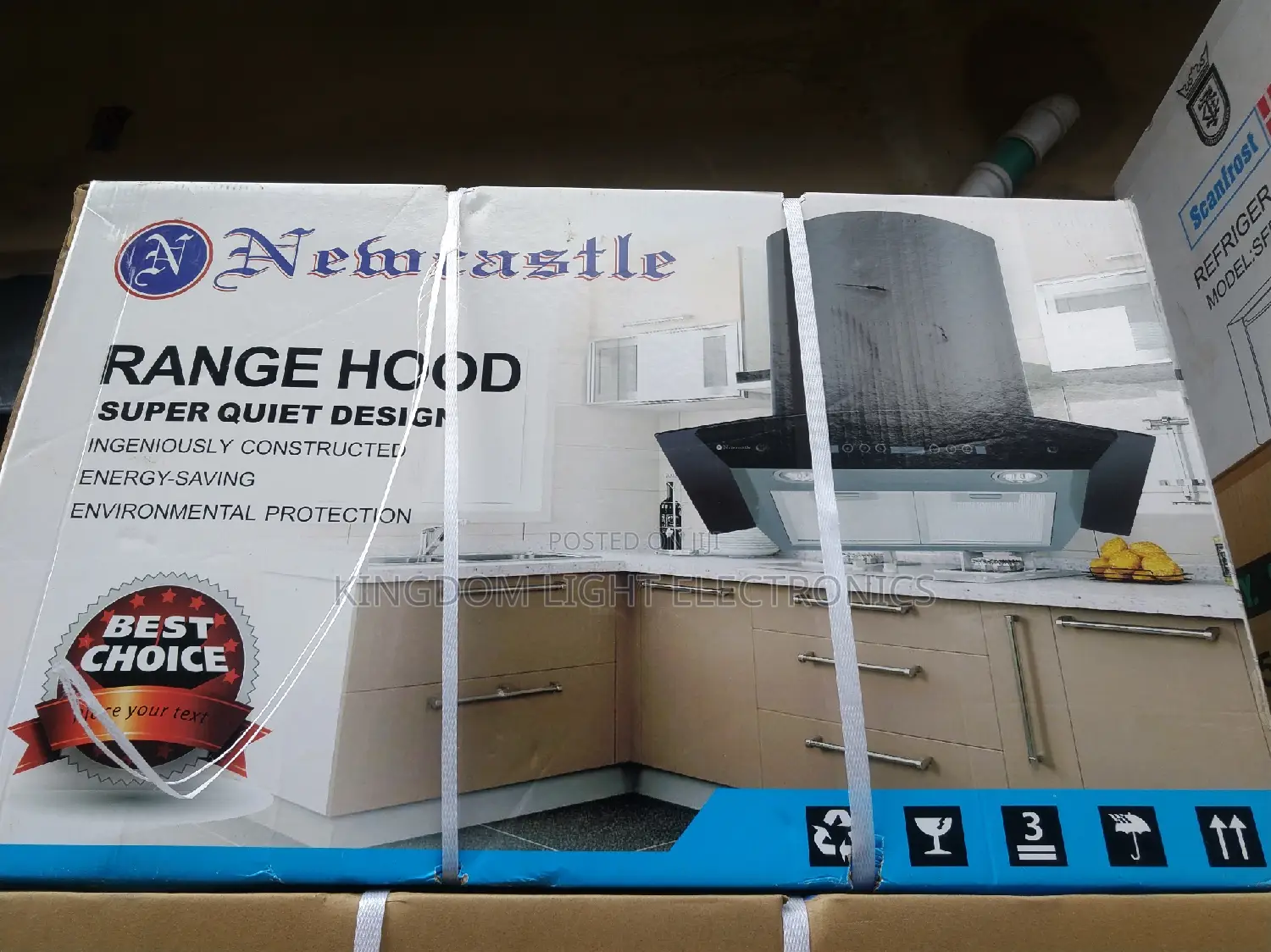 Original 60x60cm Newcastle Kitchen Heat Extractor Hood.