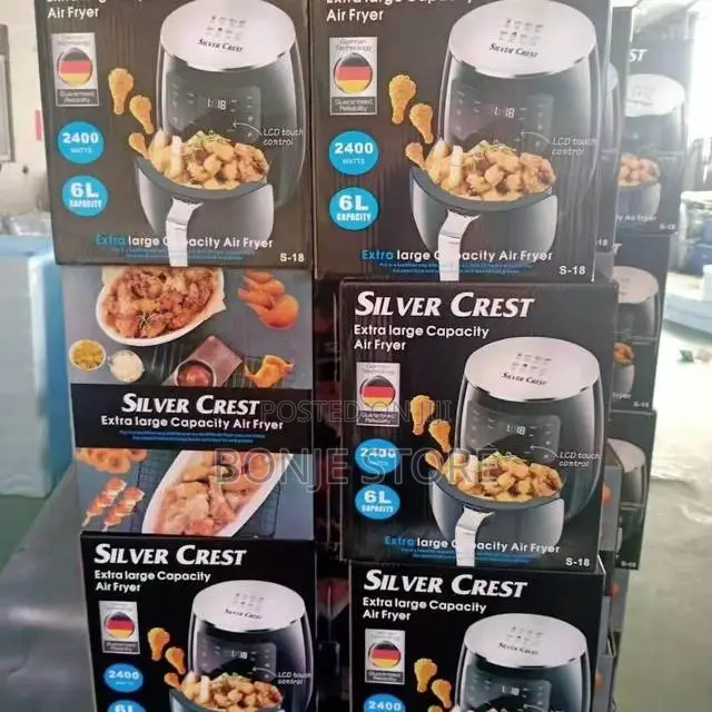 6l Silver Crest Air Fryer Touch Screen Full Automatic