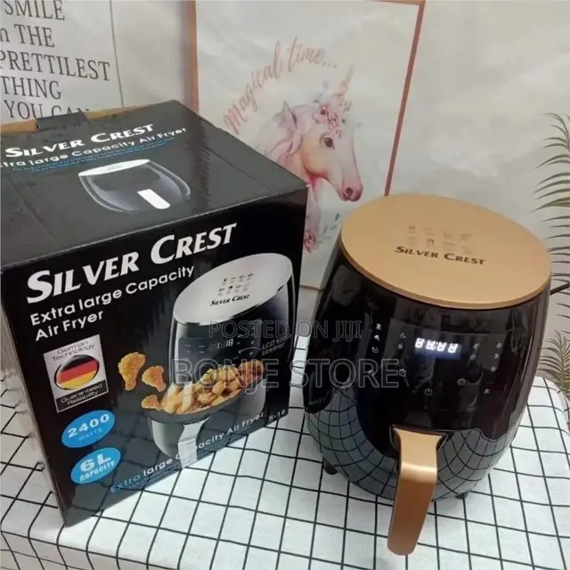 6l Silver Crest Air Fryer Touch Screen Full Automatic