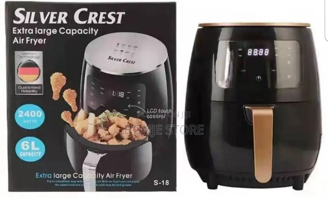 6l Silver Crest Air Fryer Touch Screen Full Automatic