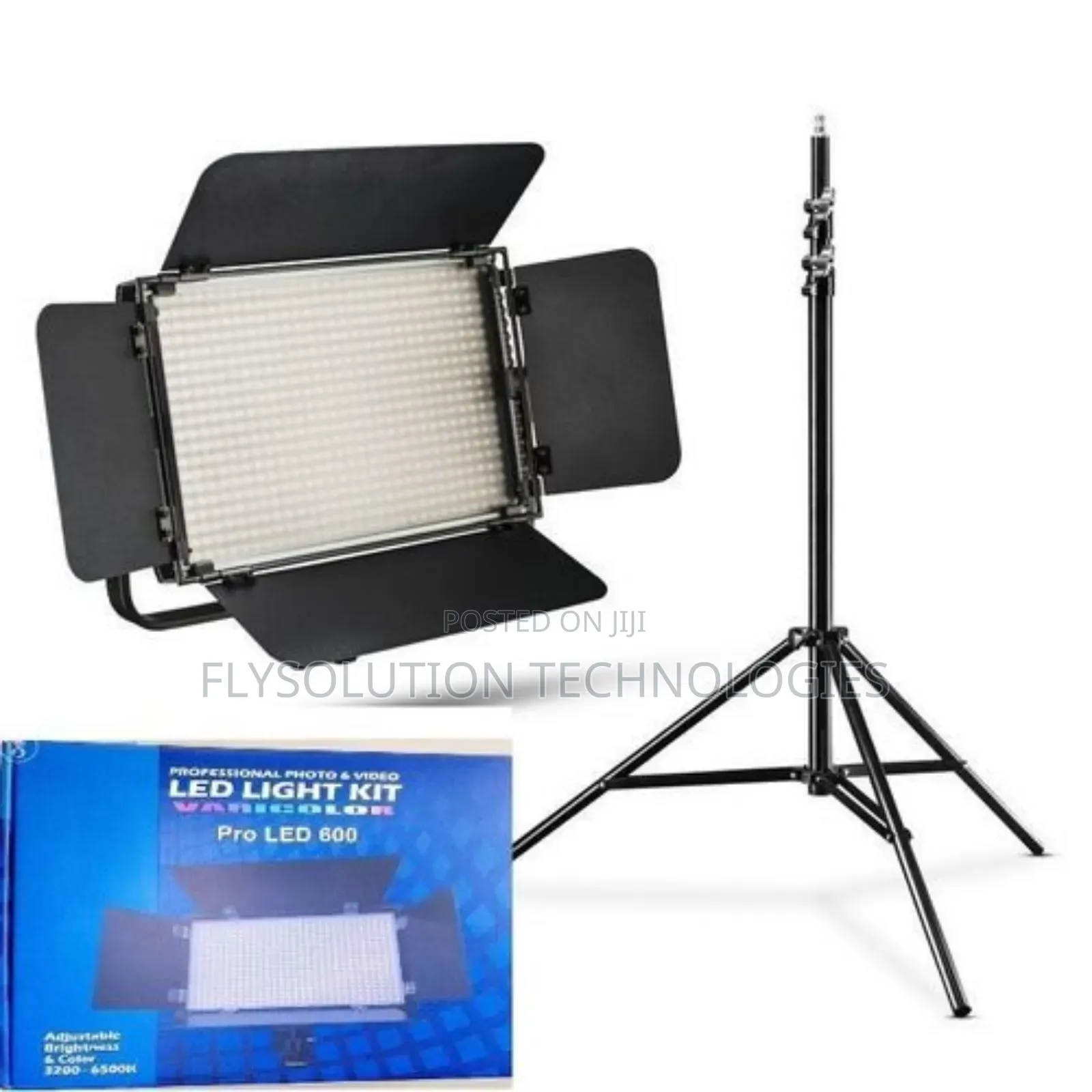 Pro Led 600 Photos Videos Led Light Kit (Varicolour) + Tripod Stand