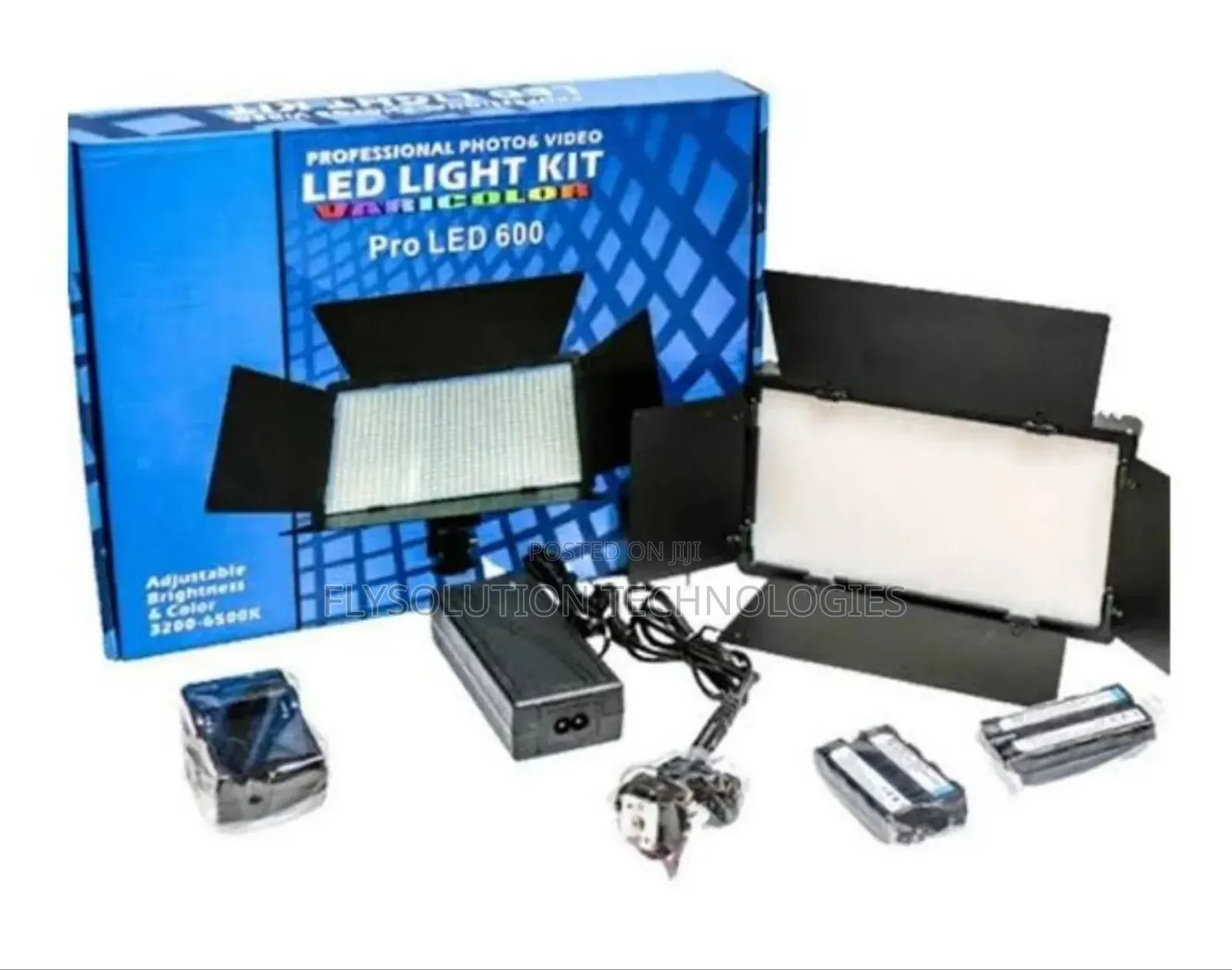 Pro Led 600 Photos Videos Led Light Kit (Varicolour) + Tripod Stand