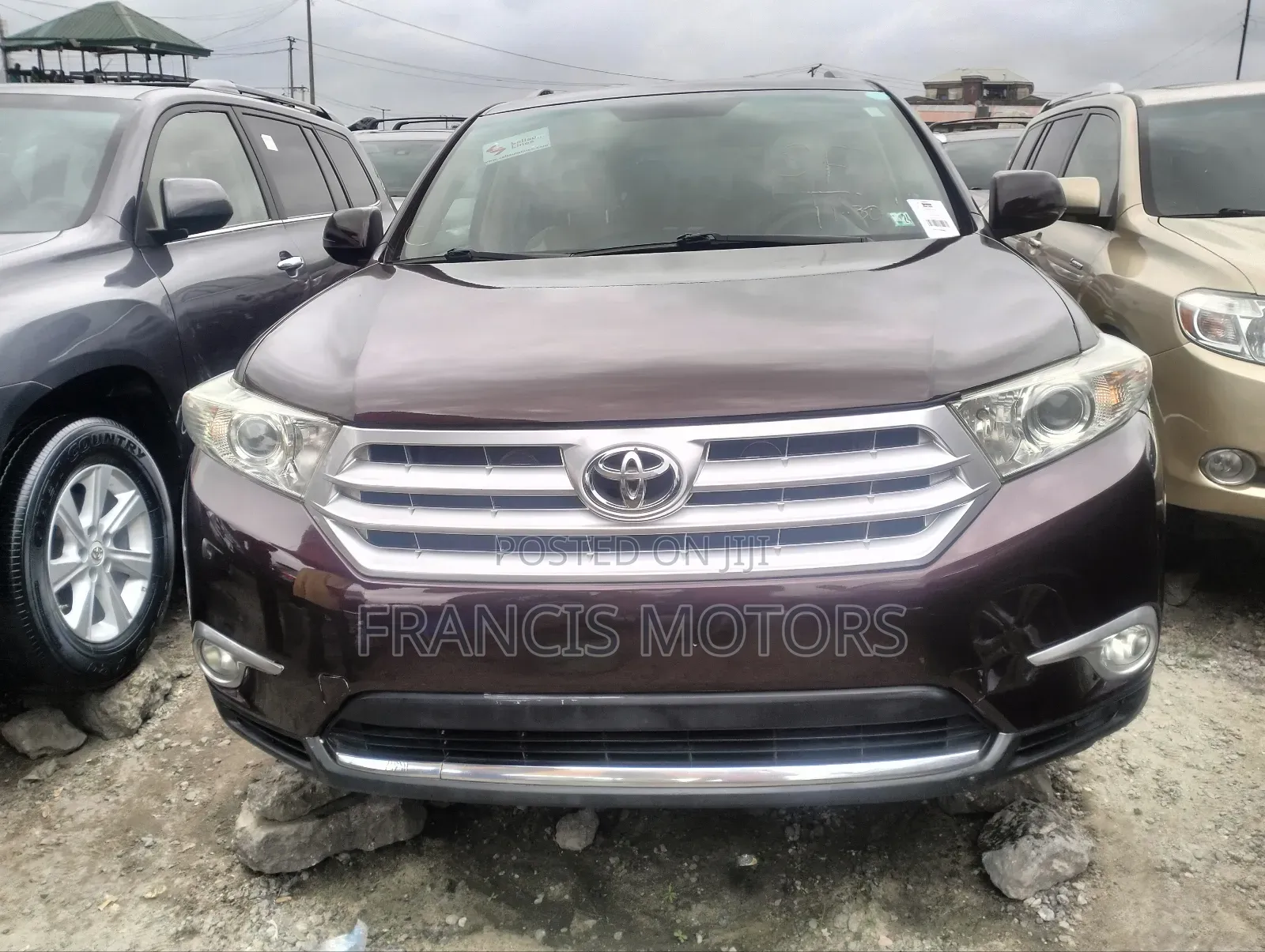 Toyota Highlander 3.5L 4WD 2013 Burgundy