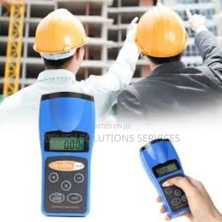 Digital Ultrasonic Distance Measure Meter Laser Pointer 60 F