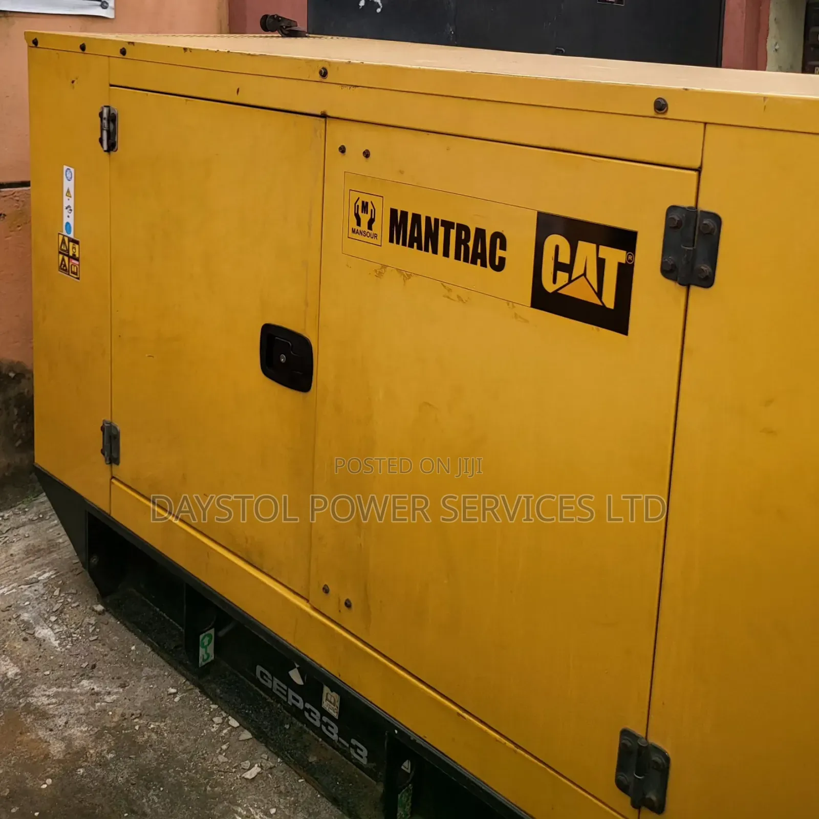 Semi-New 33kva Cat Mantrac Soundproof Diesel Generator