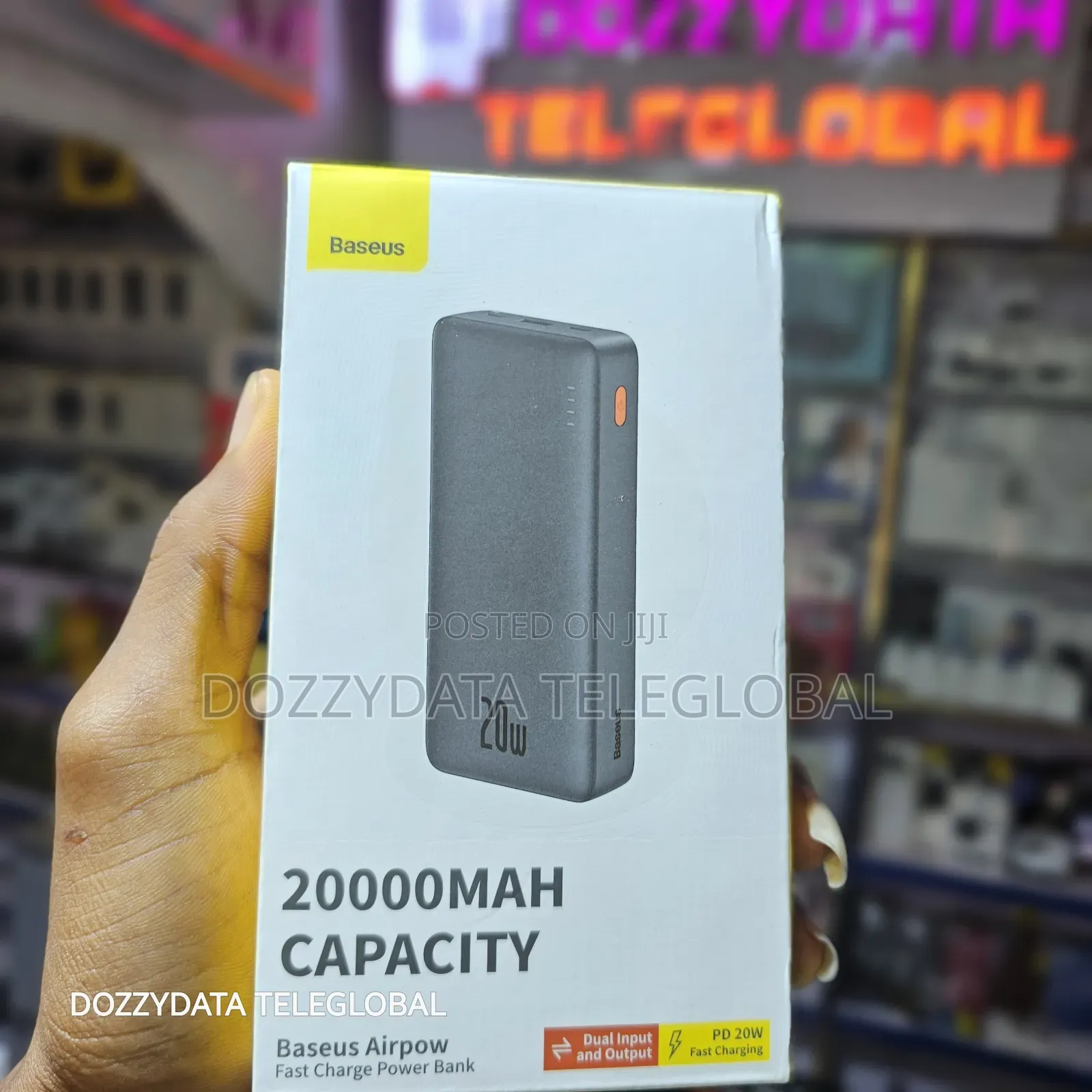 Baseus 20000mah Capacity PD 20w Fast Charging Powerbank