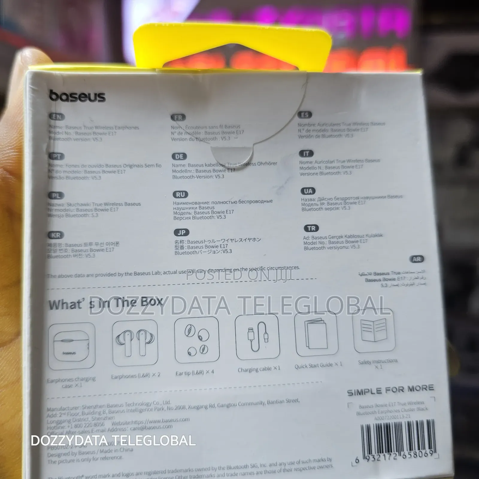 Baseus Bowie E17 True Wireless Bluetooth Earphones Dual Mic