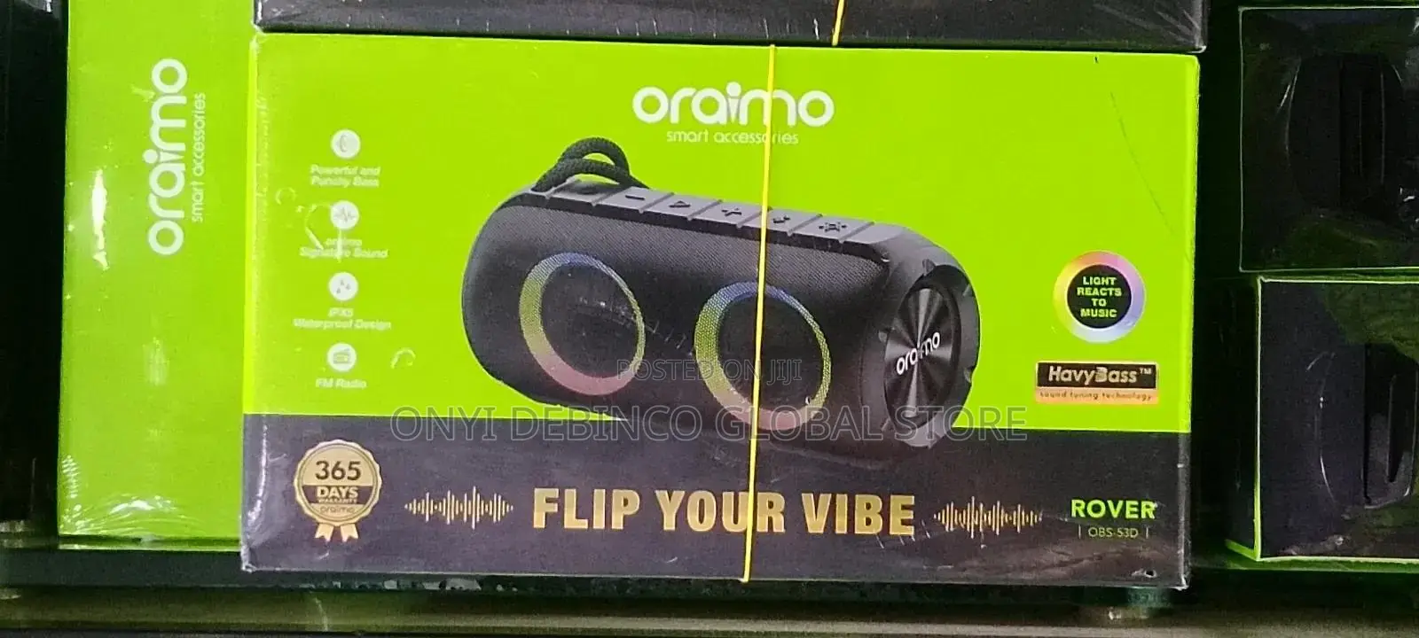 Oraimo Portable Bt Speaker Obs-53d Wireless Mp3 Player