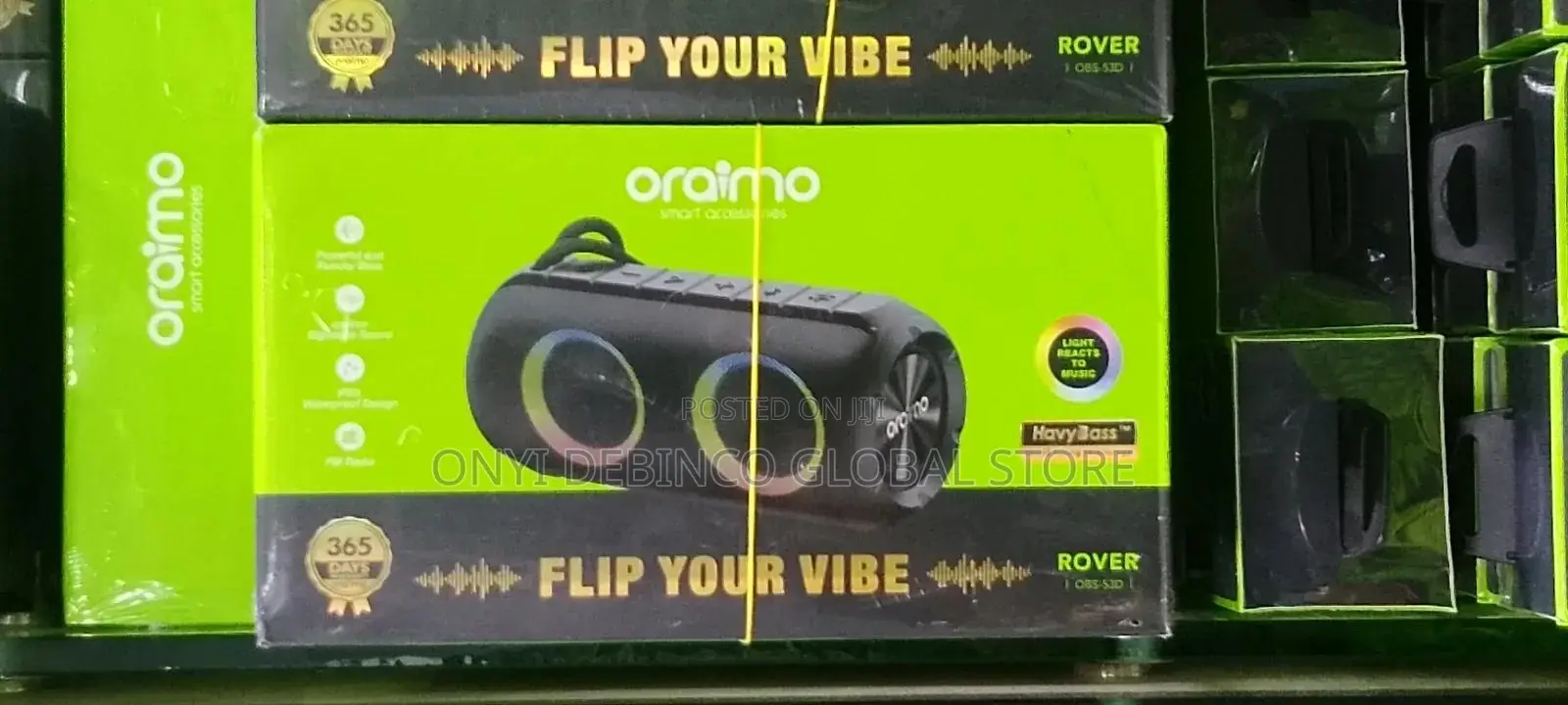 Oraimo Portable Bt Speaker Obs-53d Wireless Mp3 Player