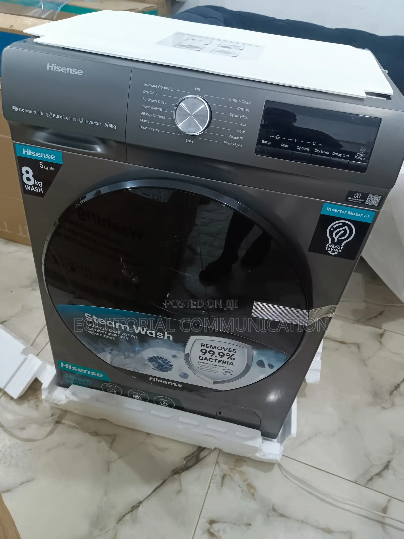 Easy to Wash 8kg Hisense Front Load Washing Machine 