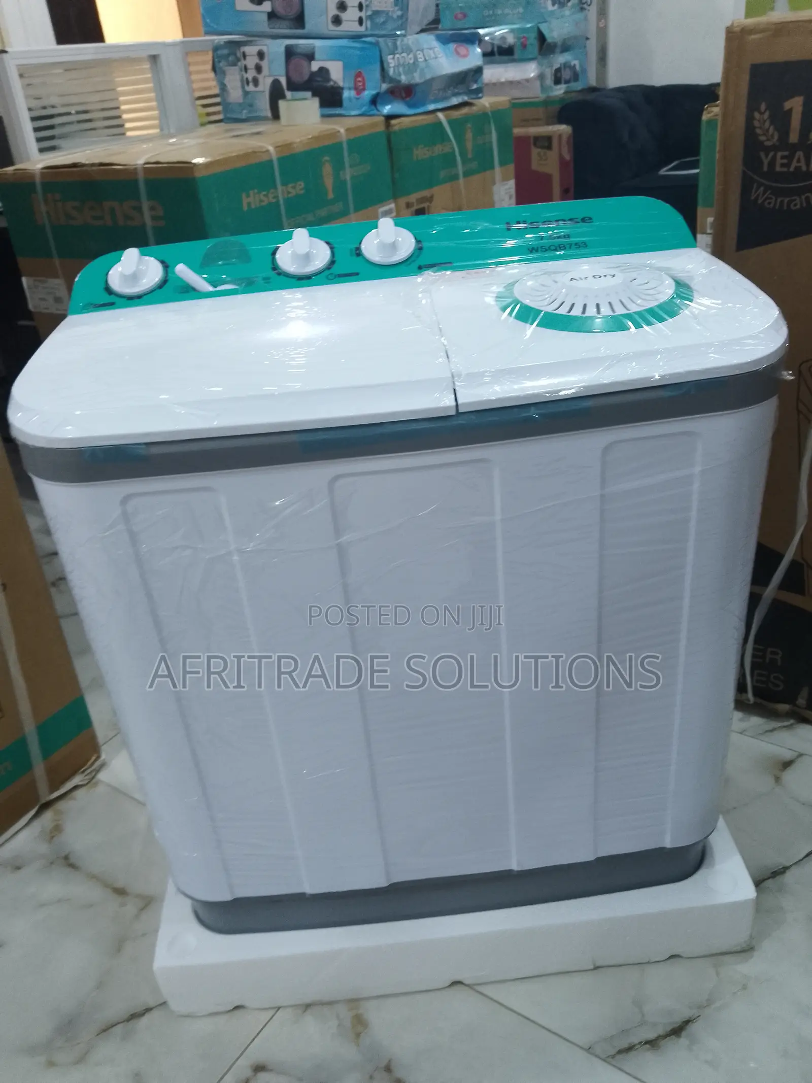 Hisense 7.5kg Twin Tub Washing Machine- User Friendly