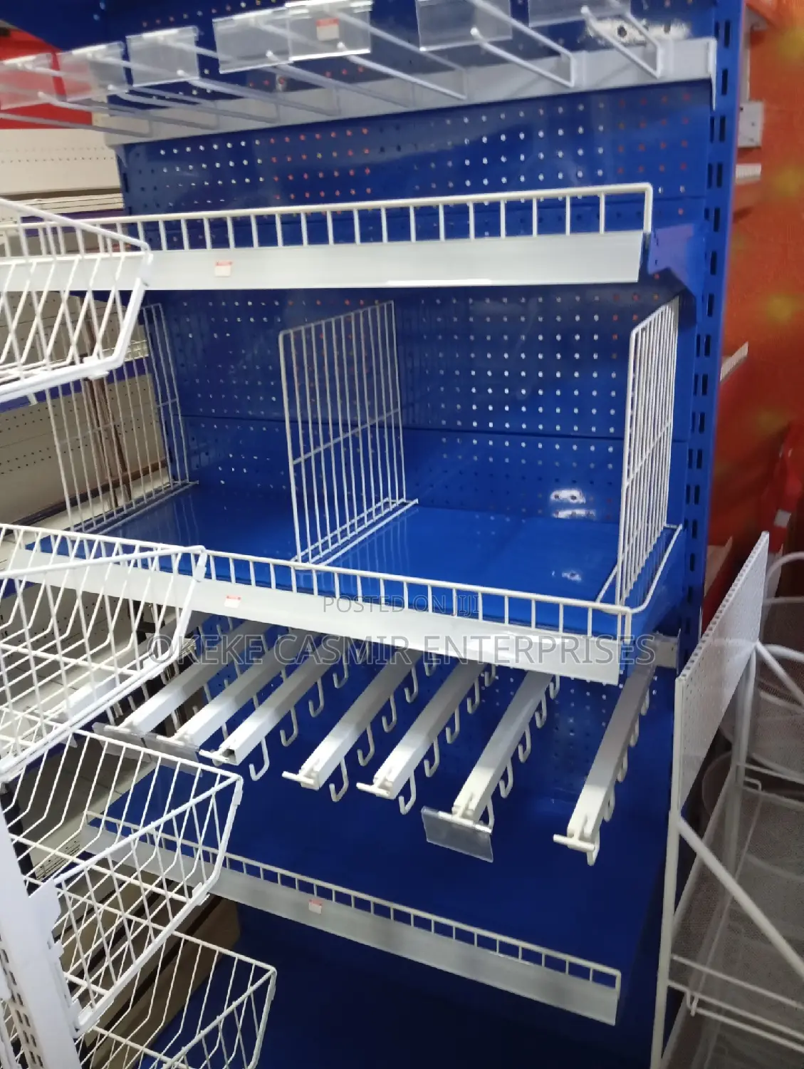 High Quality Double Supermarket Shelves