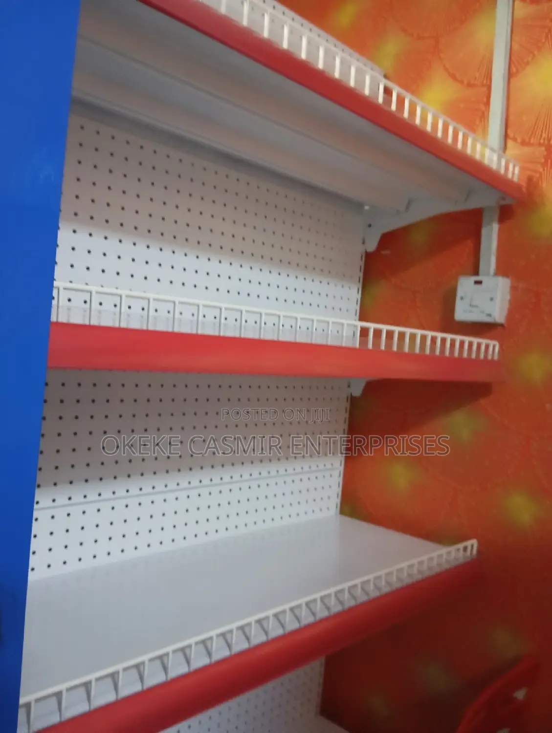 High Quality Double Supermarket Shelves