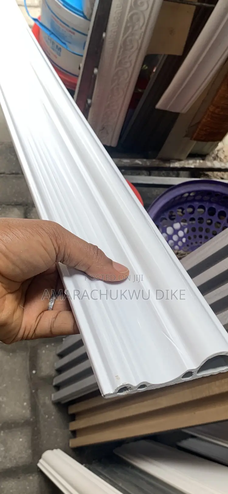 Wall Skirting PVC Decor , Cornice, Frame, Wall Belt Profile