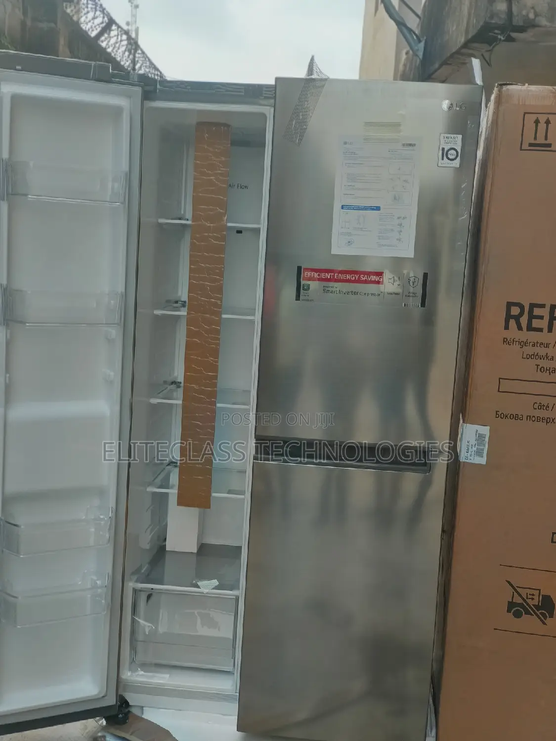 Sound LG Side by Side Refrigerator REF257JLYL-B
