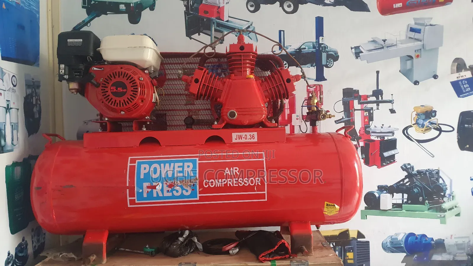 Engine Drive Air Compressor 200littres Original Japan