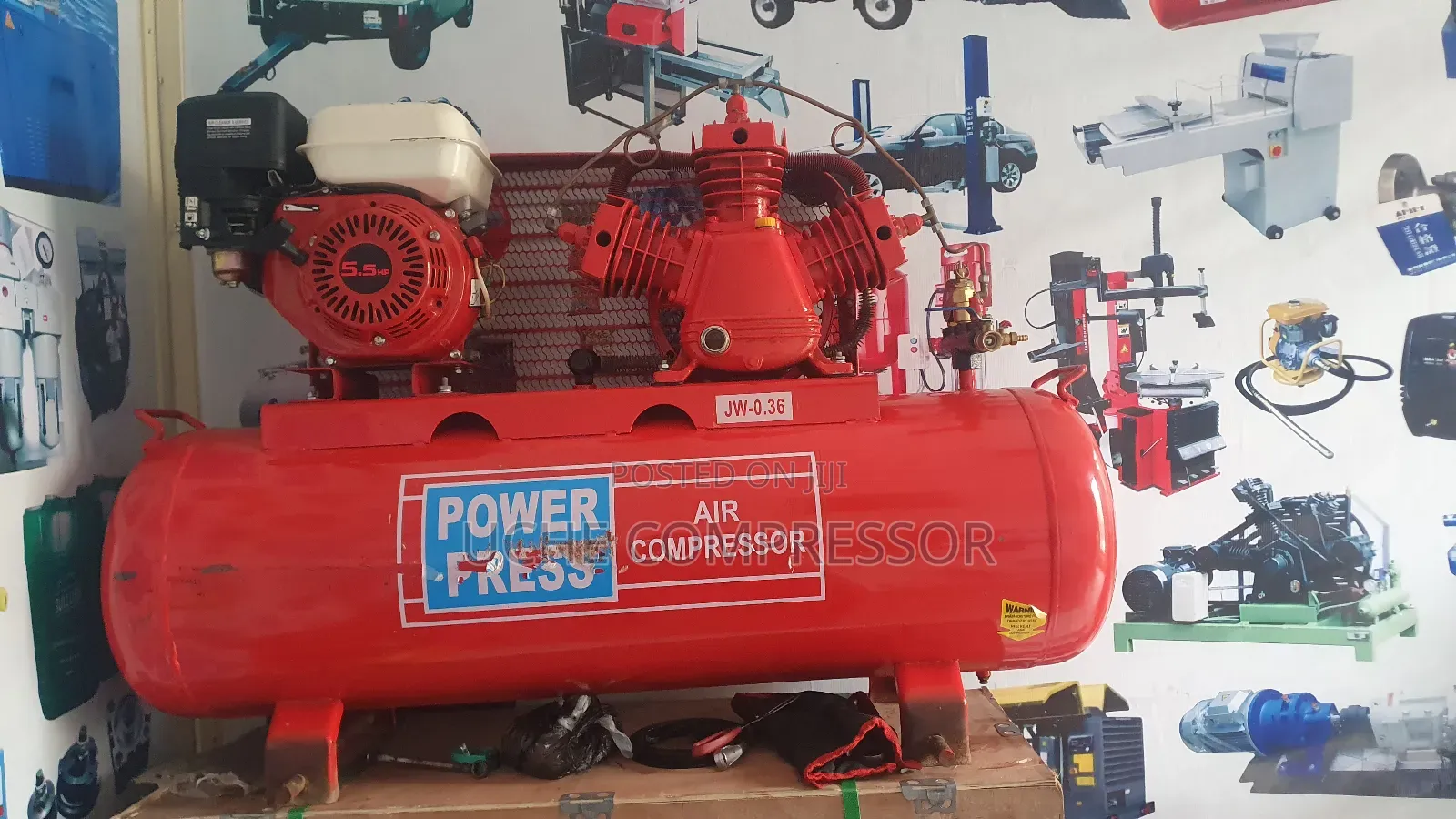 Engine Drive Air Compressor 200littres Original Japan