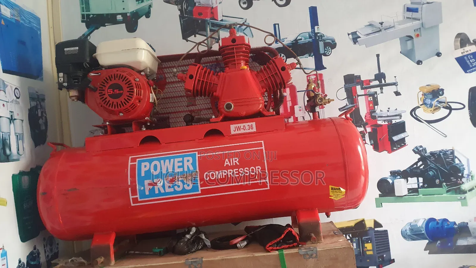 Engine Drive Air Compressor 200littres Original Japan