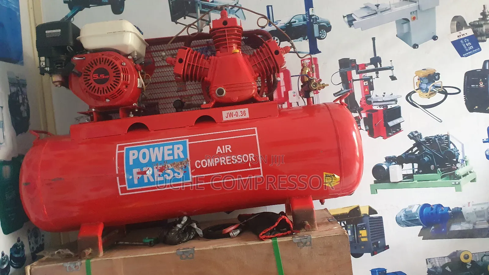 Engine Drive Air Compressor 200littres Original Japan