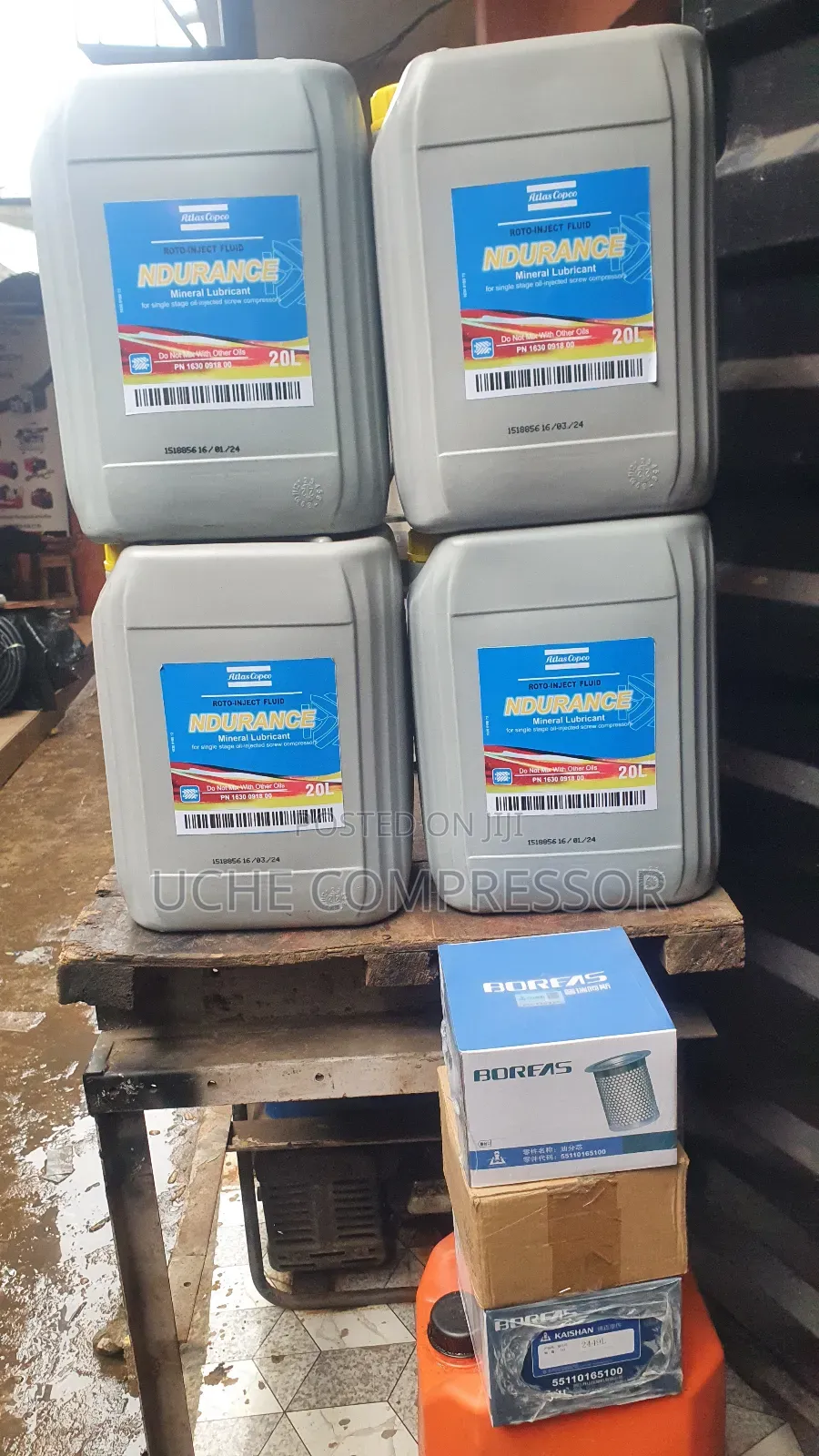 Atlas Copco, Screw Compressor Oil, Original One.
