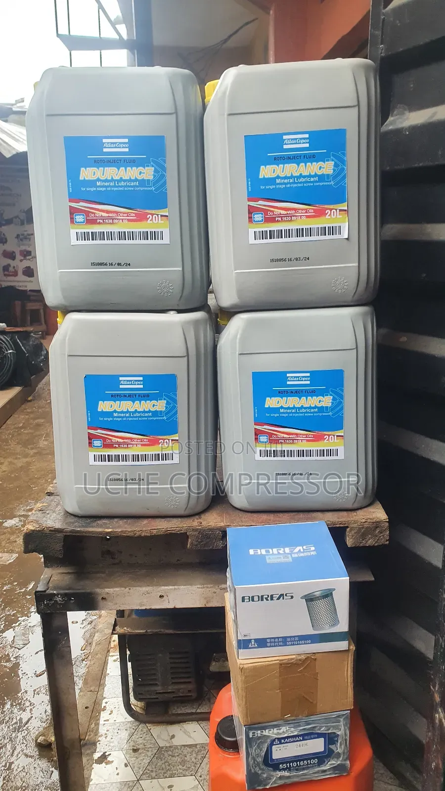 Atlas Copco, Screw Compressor Oil, Original One.