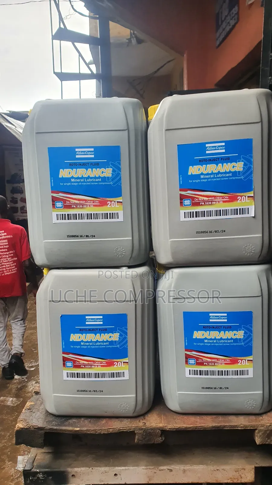 Atlas Copco, Screw Compressor Oil, Original One.