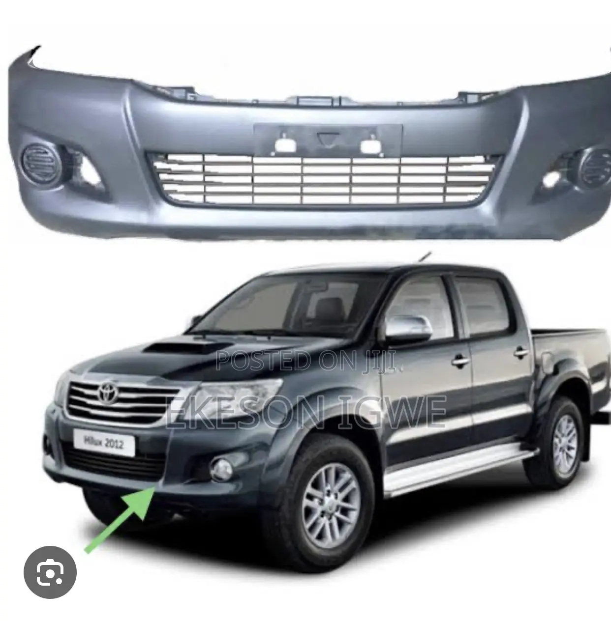 Front Bumper Toyota Hilux 2012- 2016
