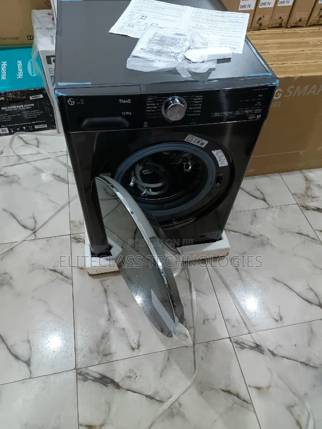 Top Quality LG 12kg Automatic Washing Machine WM4V9BCP2EE
