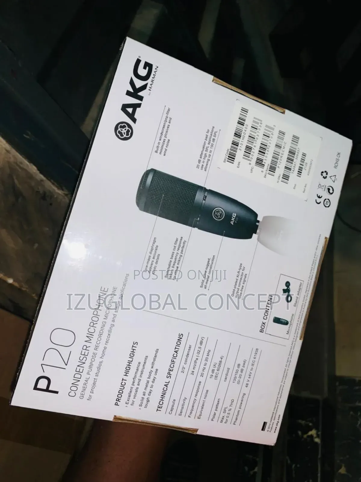 AKG P120 High-Performance General Purpose Recording Mic