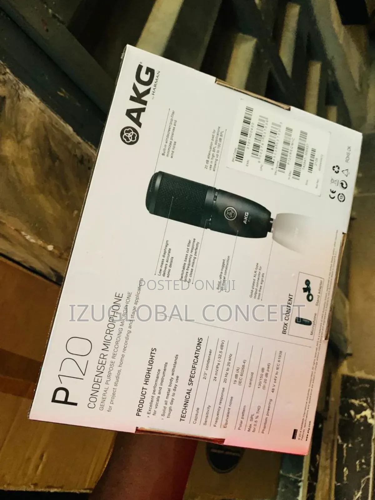 AKG P120 High-Performance General Purpose Recording Mic
