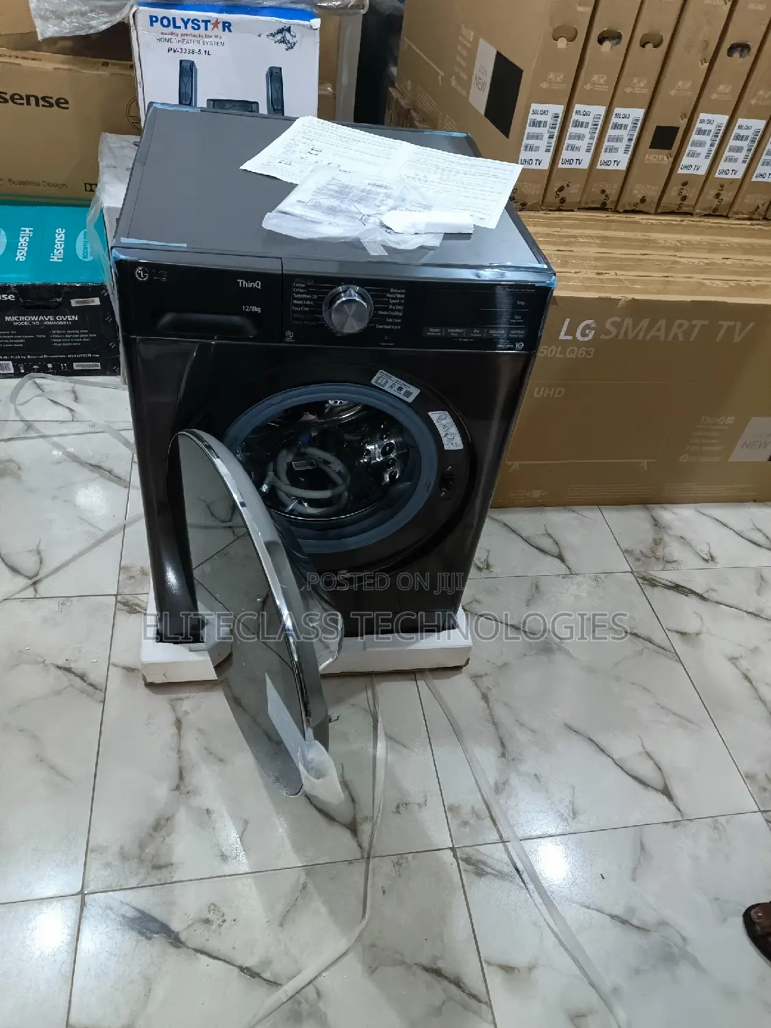 High Quality LG 12kg Automatic Washing Machine WM4V9BCP2EE