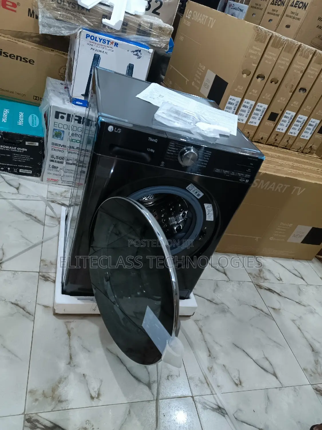 LG 12kg Automatic Washing Machine WM4V9BCP2EE (High Quality)