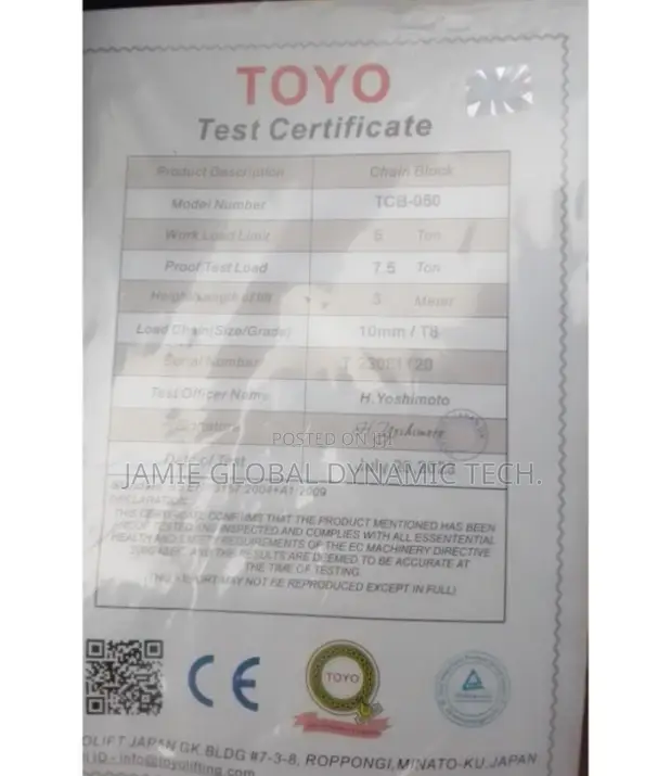 Toyo Chainblock