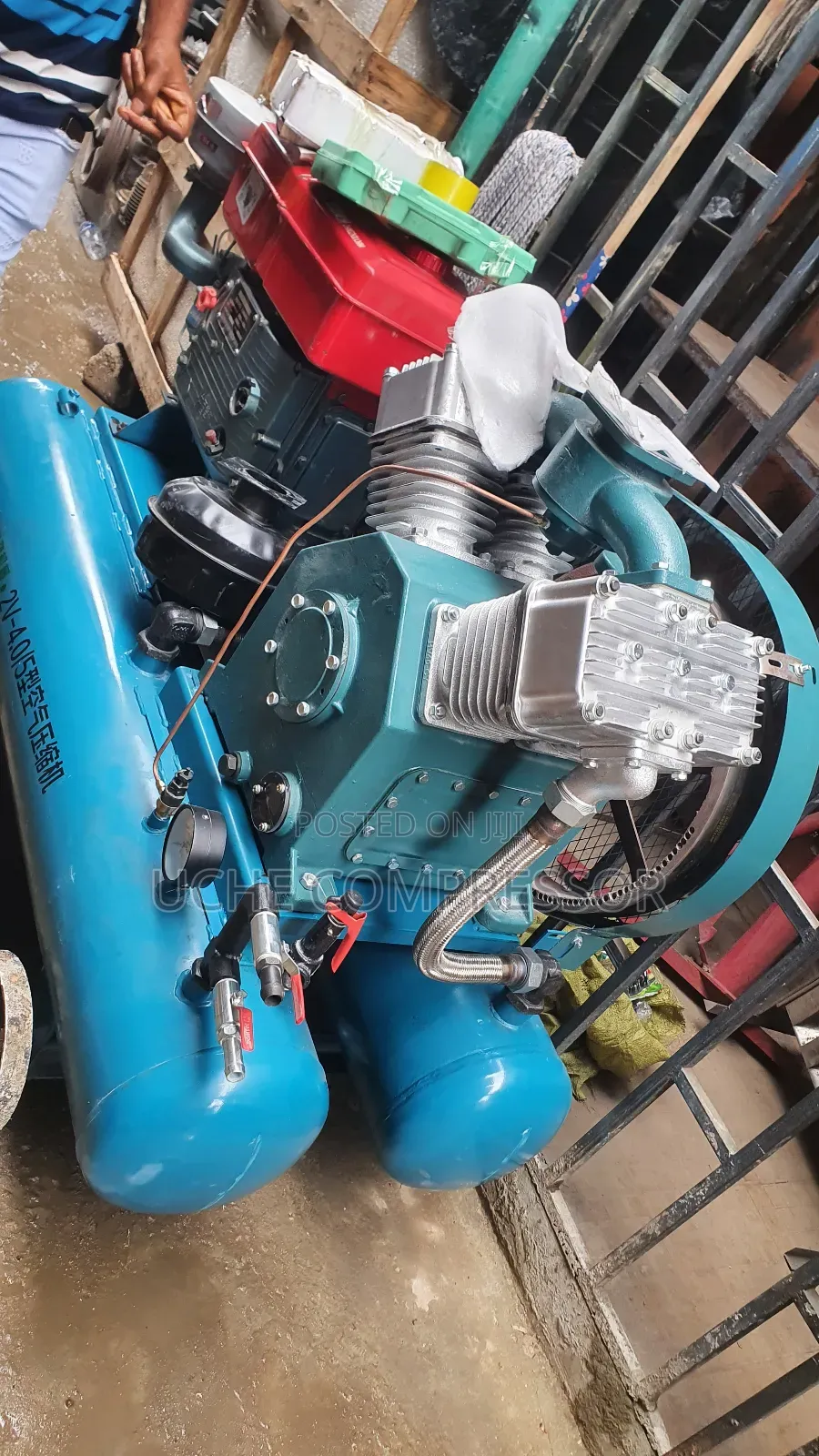 Air Compressor Double Tank 30hp With Diesel Engine
