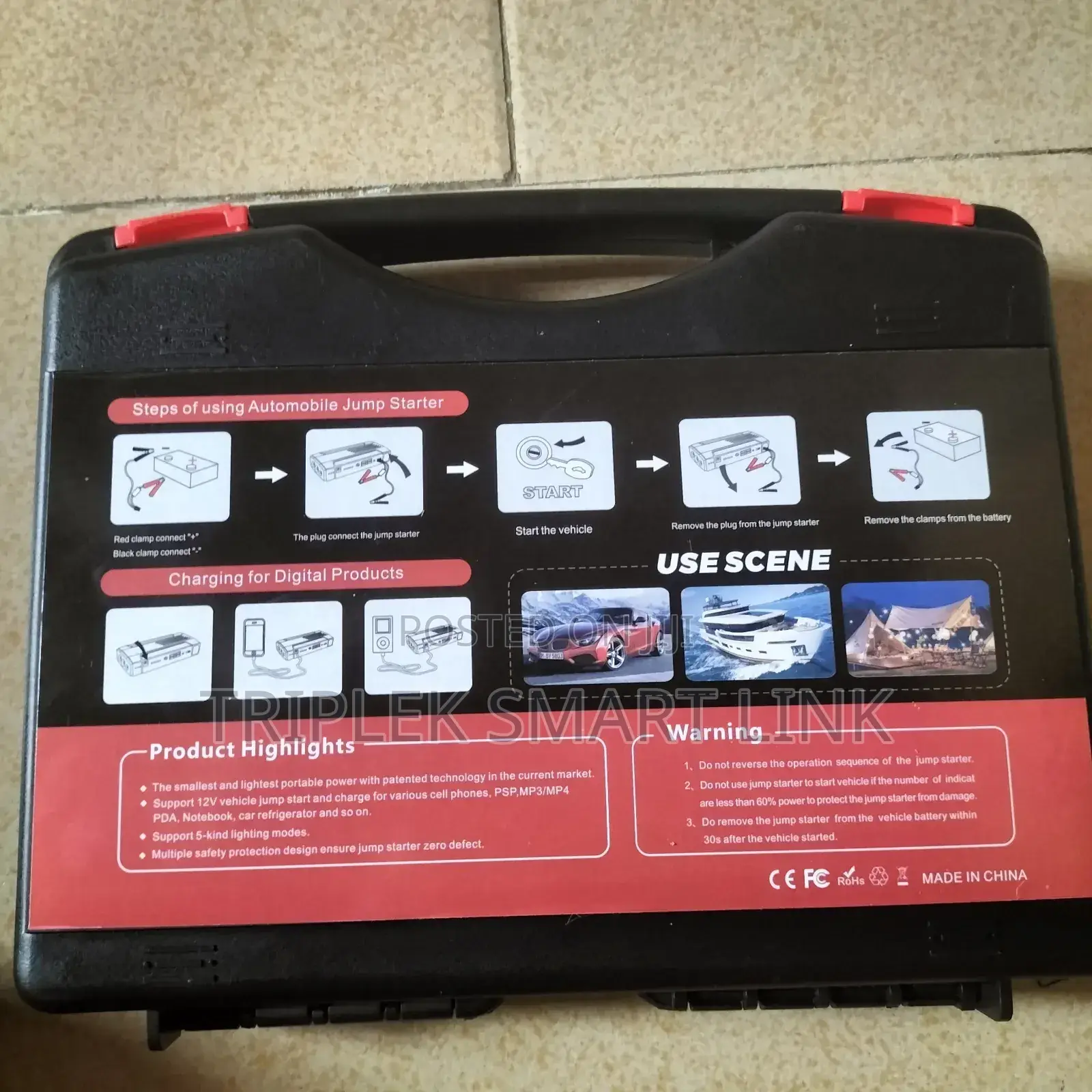 99800mah Power Bank Jumper And Tyre Inflator